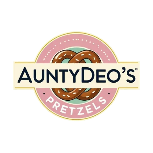 AuntyDeo's Pretzels logo